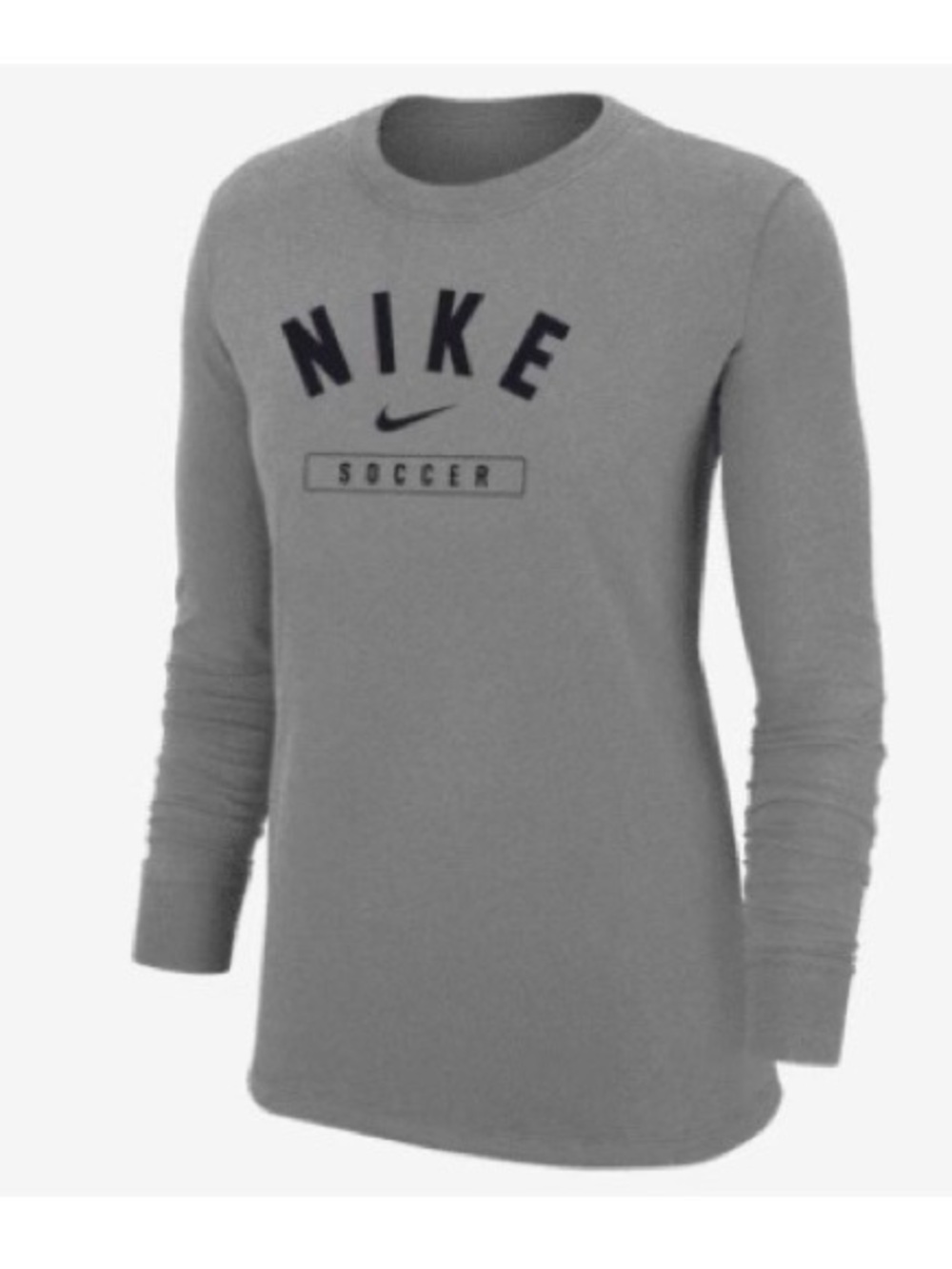 Nike Heather Gray Women's Crew Tee